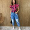 fernandaramosstore com br t shirt manga babado fundo pink estampa animal print 2