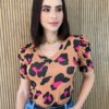 fernandaramosstore com br t shirt manga bufante animal print fundo terra 2