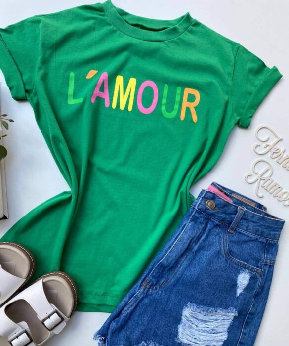 fernandaramosstore com br t shirt manga curta lamour verde