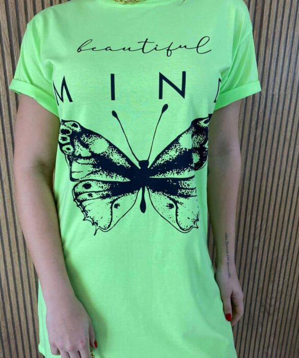 fernandaramosstore com br vestido camisetao curto borboleta beautiful mind verde neon 2