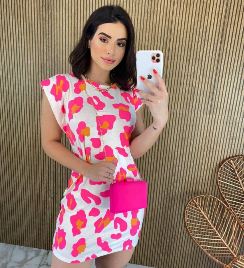 fernandaramosstore com br vestido curto feminino fundo branco estampa animal print pink 1