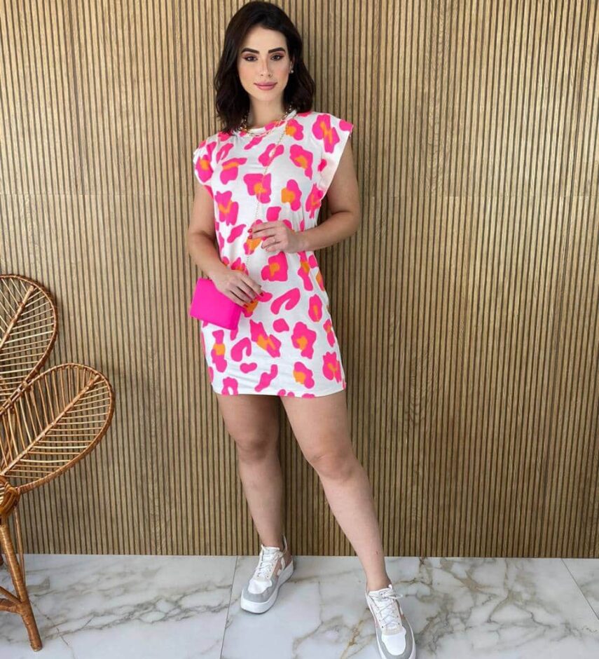 fernandaramosstore com br vestido curto feminino fundo branco estampa animal print pink 2