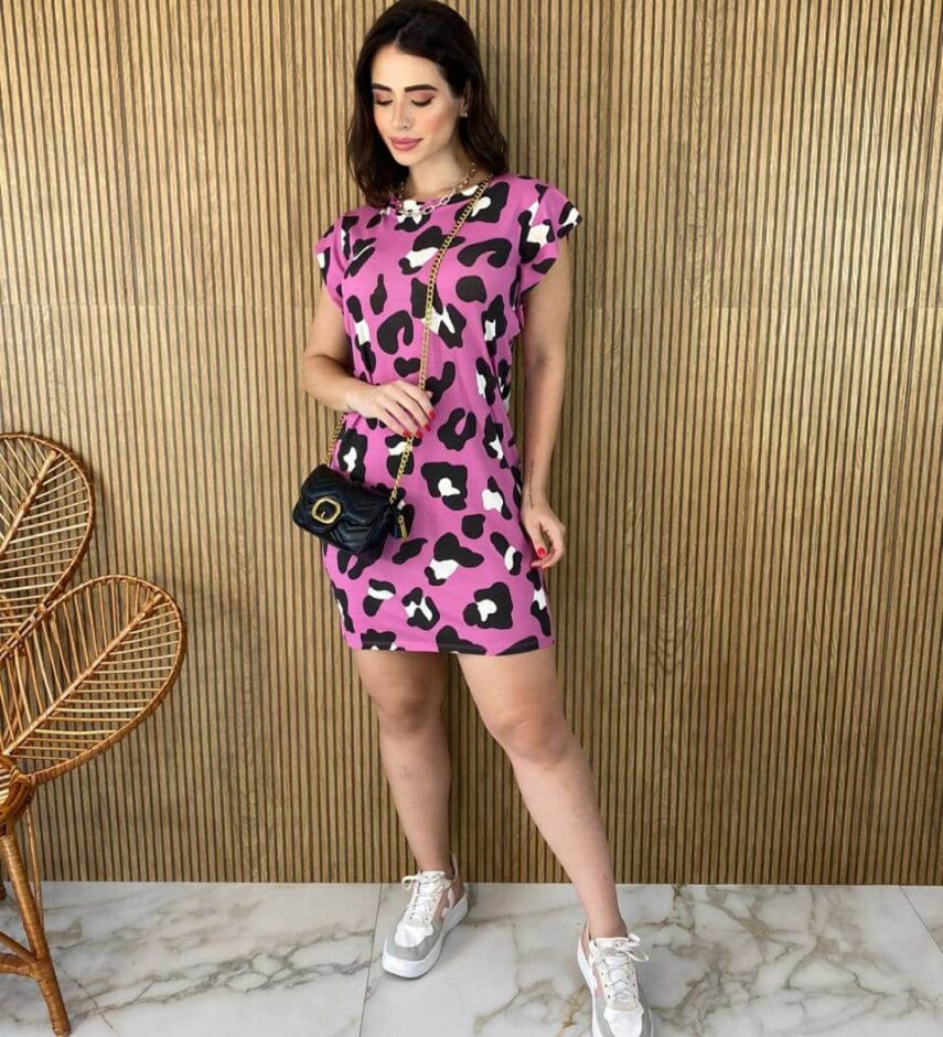 fernandaramosstore com br vestido curto feminino fundo fucsia estampa animal print 1