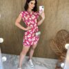 fernandaramosstore com br vestido curto feminino fundo rosa estampa animal print 1