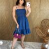 fernandaramosstore com br vestido curto jeans com lastex e amarracao nas alcas 1