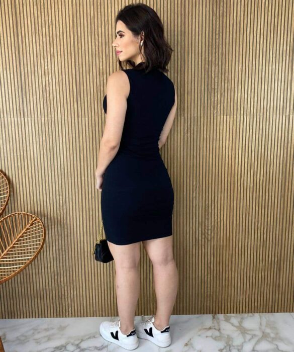 fernandaramosstore com br vestido curto sem bojo canelado com detalhe de ziper preto 5