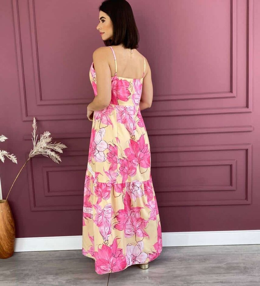 fernandaramosstore com br vestido feminino longo alca regulavel estampa flores 2