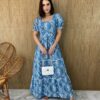 fernandaramosstore com br vestido longo sem bojo manga bufante com detalhe azul 1