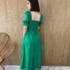 fernandaramosstore com br vestido midi sem bojo manga bufante com detalhe verde 3