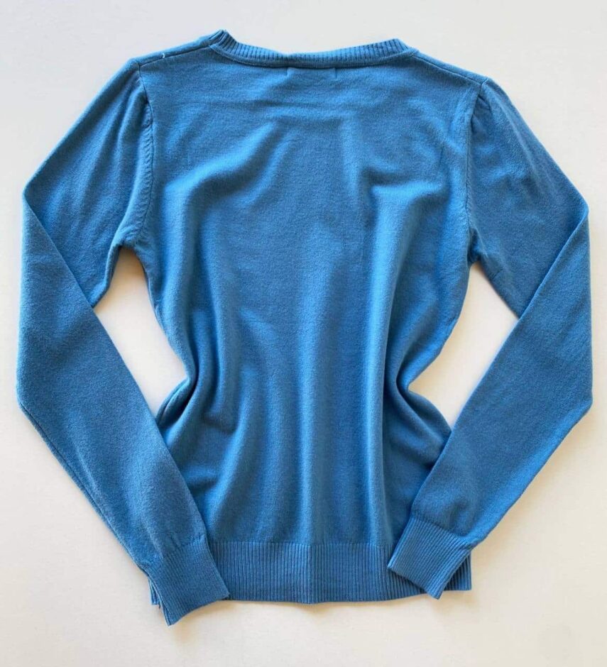 Blusa Manga Longa Feminina Modal 087 Azul - Fernanda Ramos Store