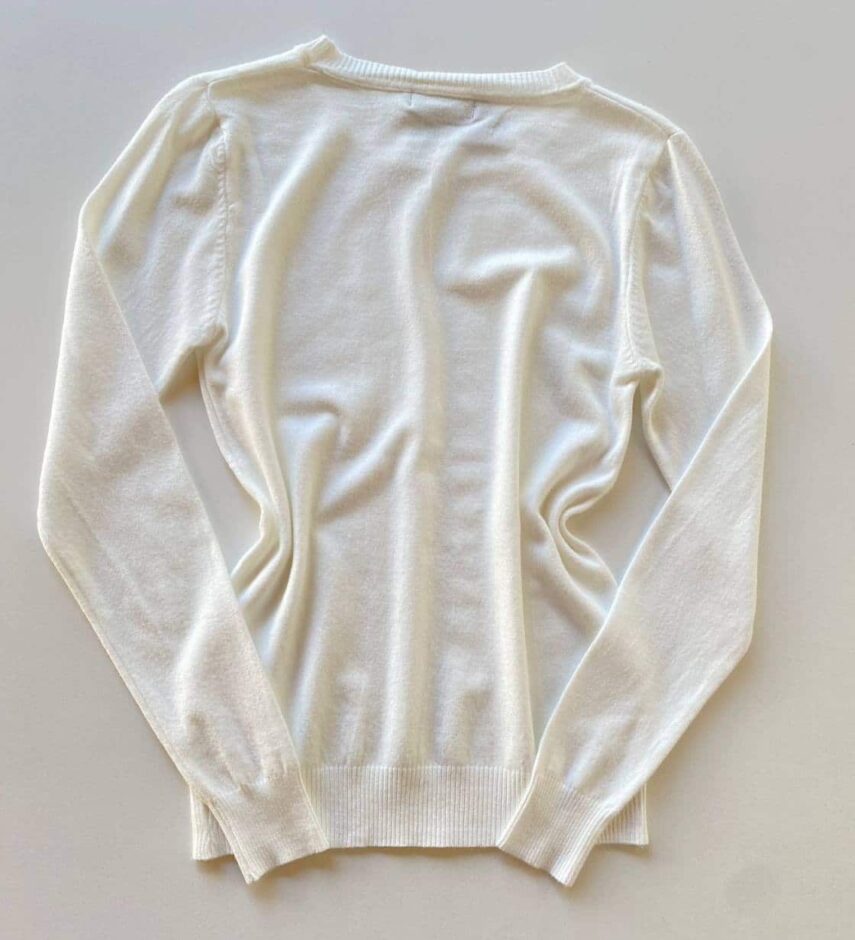 Blusa Manga Longa Feminina Modal 087 Branca - Fernanda Ramos Store