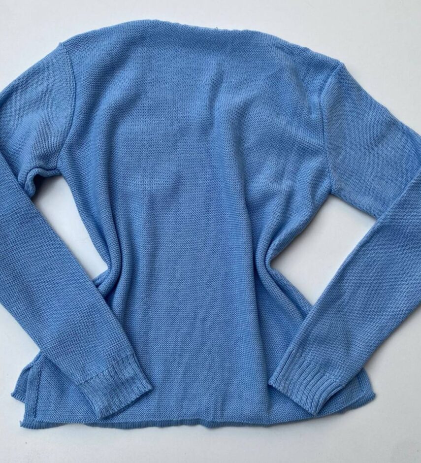 fernandaramosstore com br blusa manga longa feminina tricot bolsinho azul 2