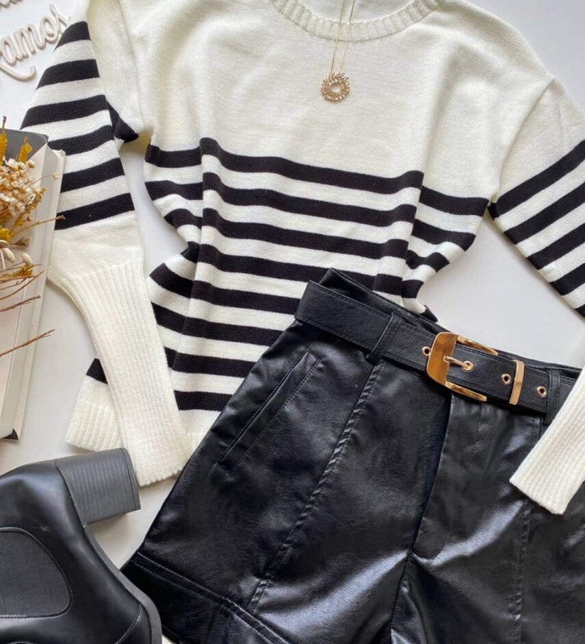 fernandaramosstore com br blusa manga longa feminina tricot listrada branco e preto 1