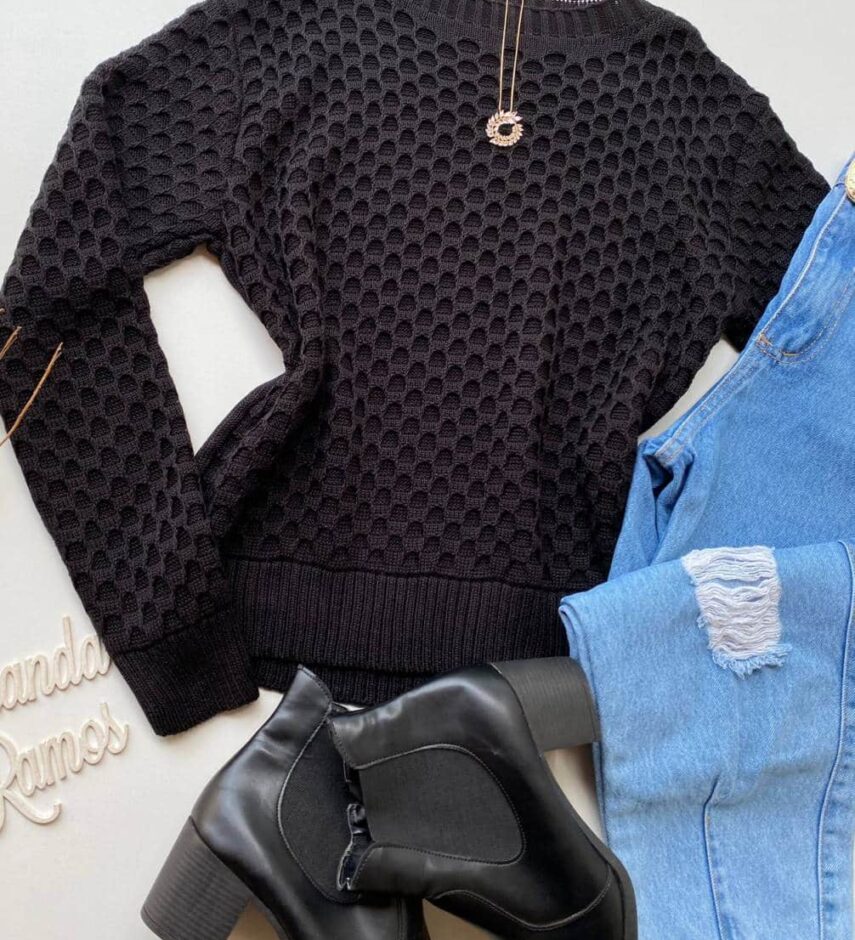 fernandaramosstore com br blusa manga longa feminina tricot luna preta 1