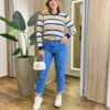 Blusa Manga Longa Feminina Tricot Malu Listrada - Fernanda Ramos Store