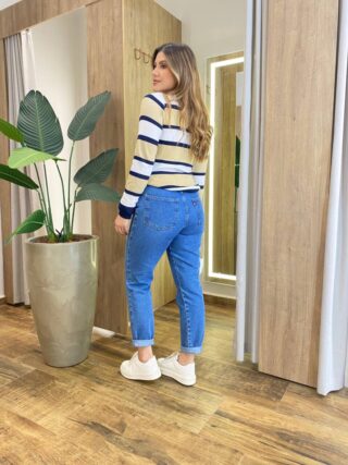 Blusa Manga Longa Feminina Tricot Malu Listrada - Fernanda Ramos Store