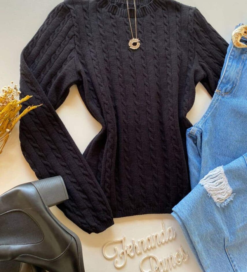 fernandaramosstore com br blusa manga longa feminina tricot mila preto 1