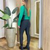 Blusa Manga Longa Feminina Tricot Raissa Verde - Fernanda Ramos Store