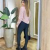 Blusa Manga Longa Feminina Tricot Zoe Rose - Fernanda Ramos Store