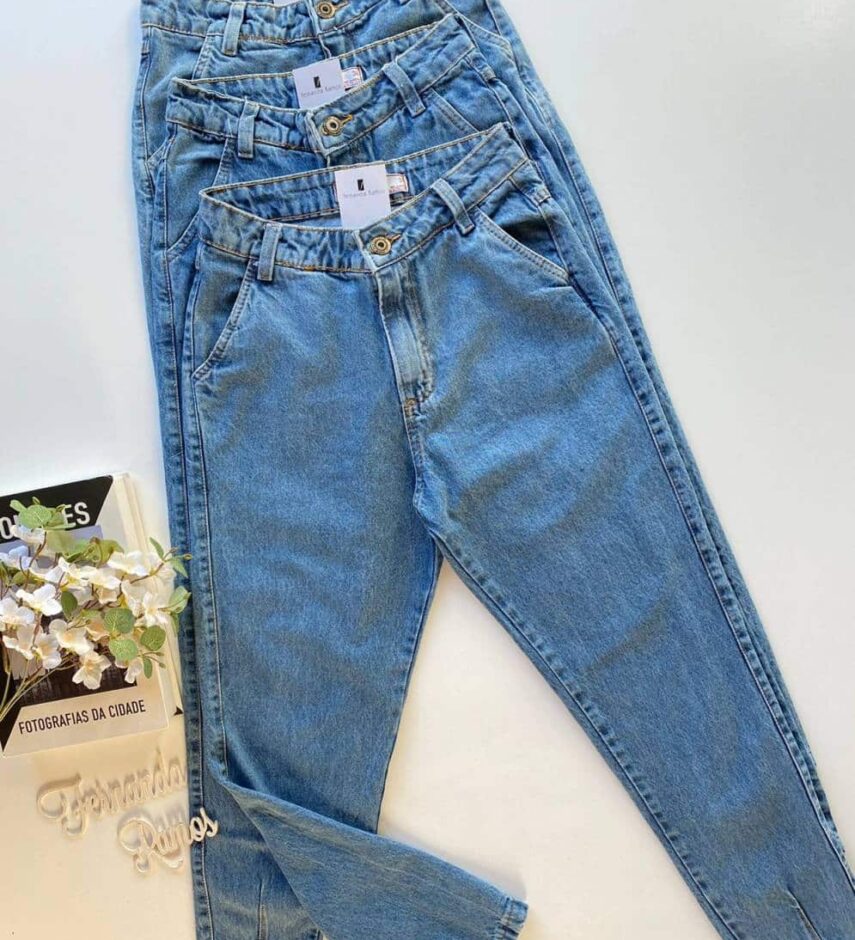 Calça Jeans Feminina Mom Alice 189 - Fernanda Ramos Store