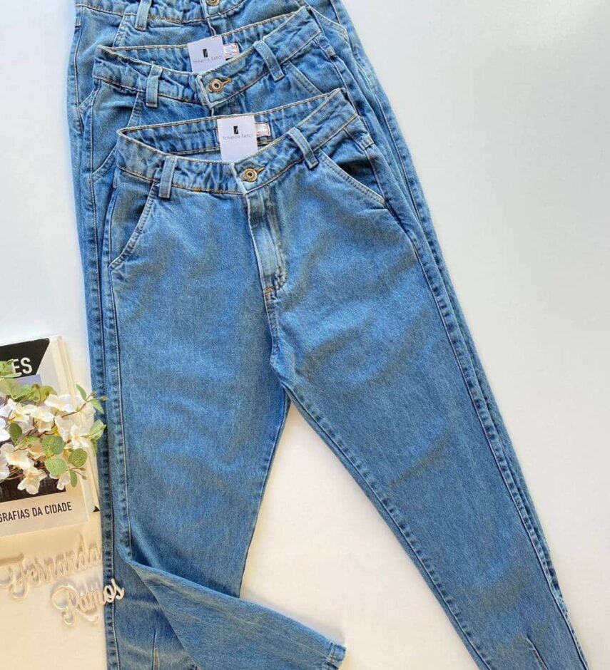 Calça Jeans Feminina Mom Alice 189 - Fernanda Ramos Store