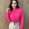 fernandaramosstore com br camisa feminina manga longa detalhes dourado pink 2