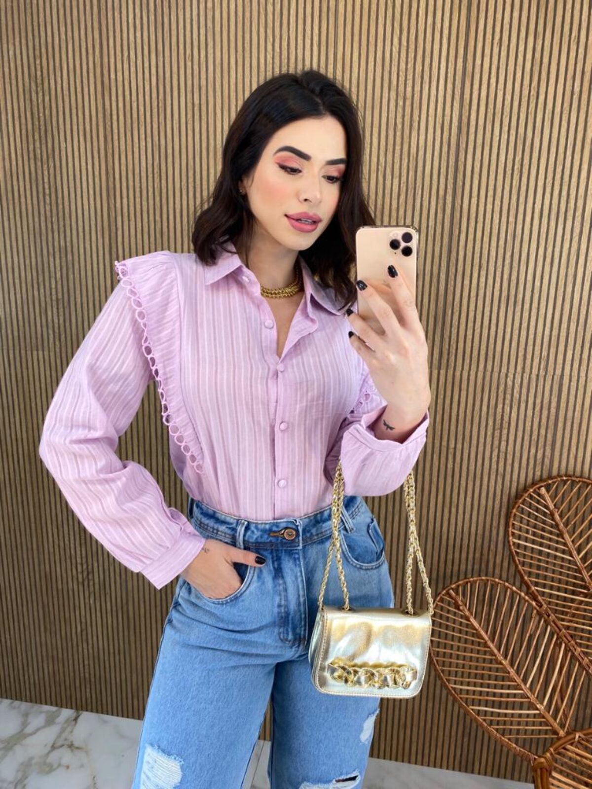 Blouses Femininas Para Mulheres Elegantes Camisa De Manga Comprida