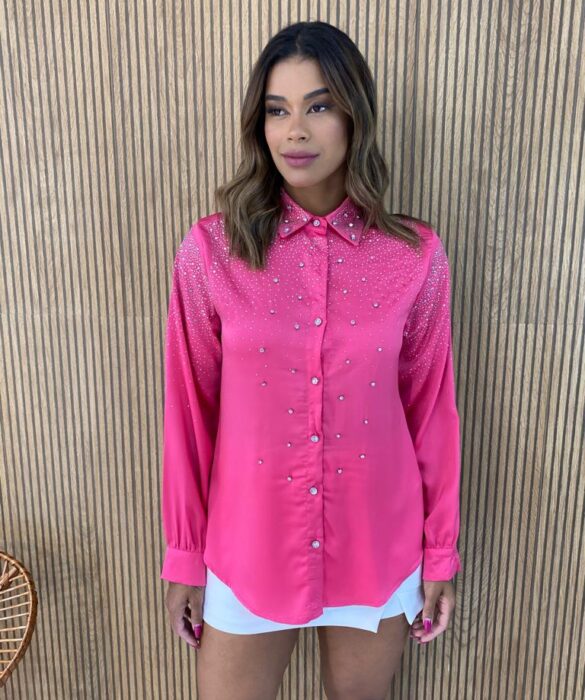 fernandaramosstore com br camisa feminina manga longa mari com aplicacoes pink 7