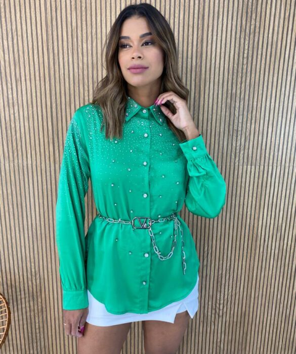 fernandaramosstore com br camisa feminina manga longa mari com aplicacoes verde 2