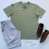 Camiseta Masculina Basic Ocass Verde Oliva - Fernanda Ramos Store