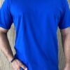 Camiseta Masculina Ogochi Básica Slim Azul 3953 - Fernanda Ramos Store