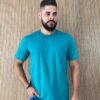 Camiseta Masculina Ogochi Básica Slim Verde 5424 - Fernanda Ramos Store