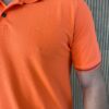 Camiseta Polo Essencial Slim Ogochi Laranja 1461 - Fernanda Ramos Store