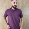 Camiseta Polo Essencial Slim Ogochi Vinho 1718 - Fernanda Ramos Store