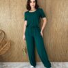 Conjunto Feminino Fernanda Cropped e Calça Verde Fernanda Ramos Store