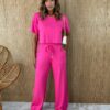 fernandaramosstore com br conjunto feminino moletinho calca e cropped pink