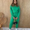 Conjunto Feminino Moletom Calça e Jaqueta Verde - Fernanda Ramos Store