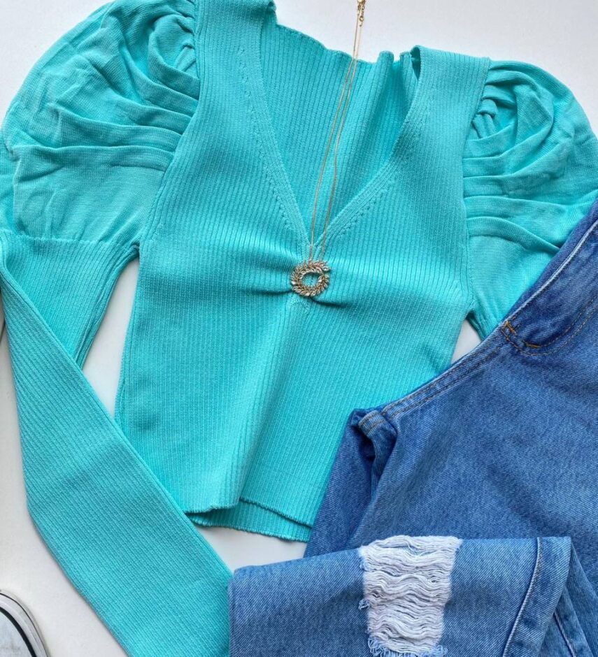 fernandaramosstore com br cropped feminino manga longa bufante verde agua 1