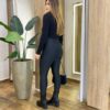 Cropped Feminino Manga Longa Tricot Aline Preto - Fernanda Ramos Store