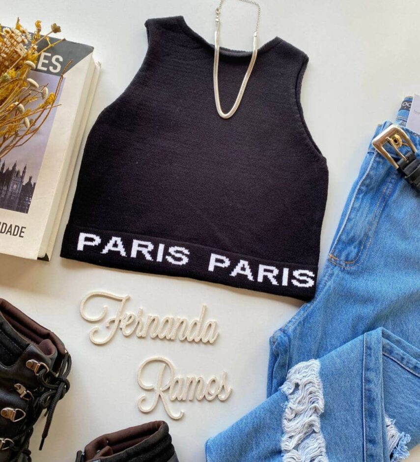 fernandaramosstore com br cropped feminino sem bojo tricot paris preto 1