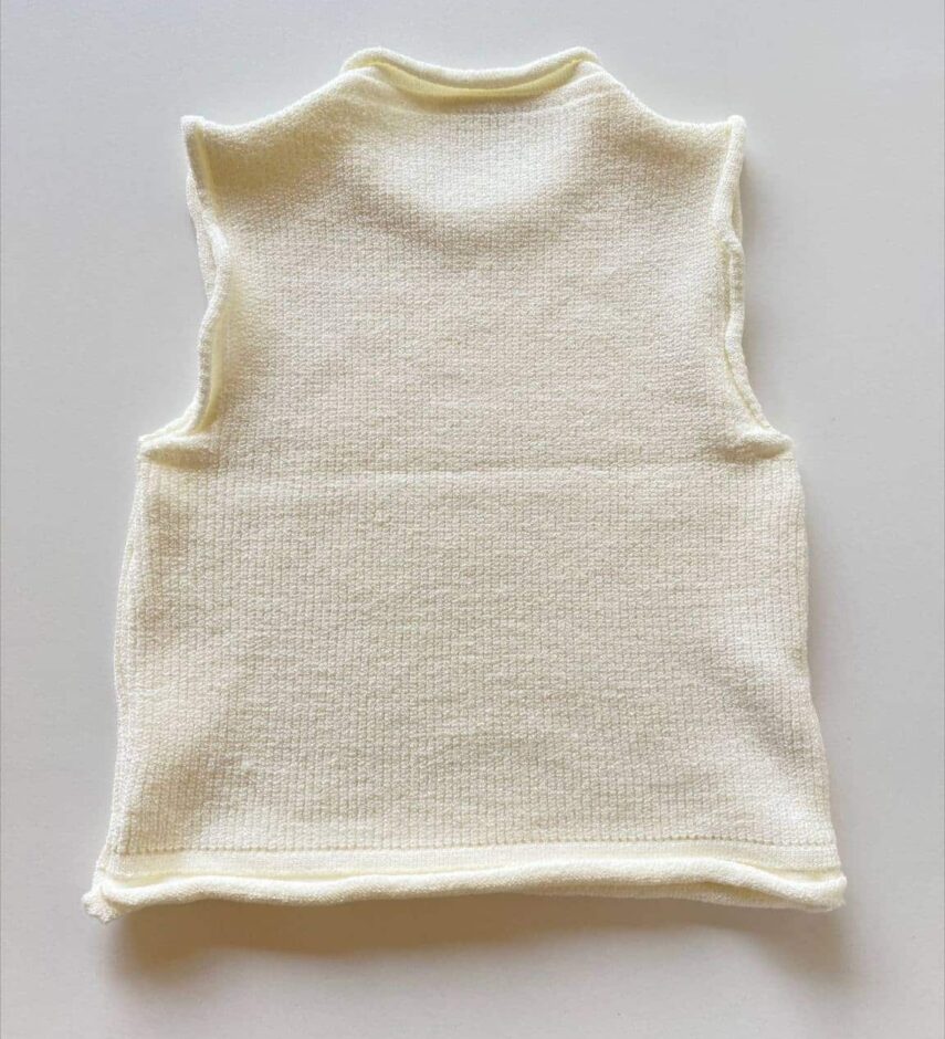 Cropped Feminino Tricot Luiza Branco - Fernanda Ramos Store