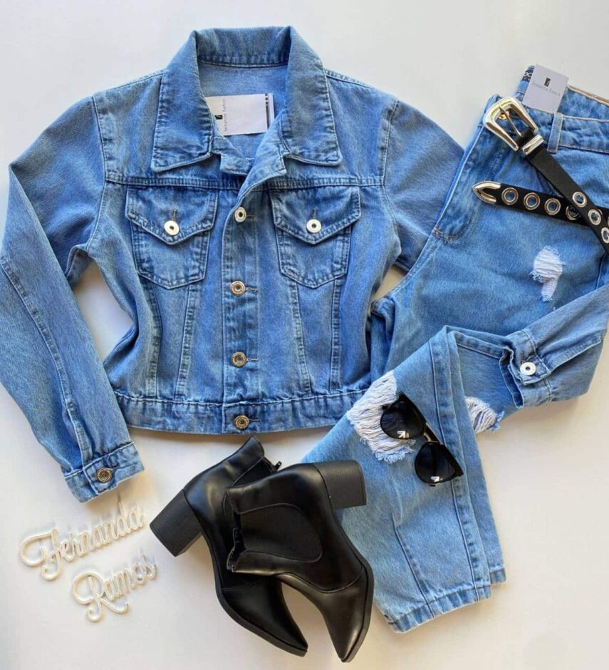 Jaqueta Feminina Jeans Liz 292 Fernanda Ramos Store