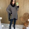 fernandaramosstore com br poncho femininino tricot amanda com gola xadrez 4