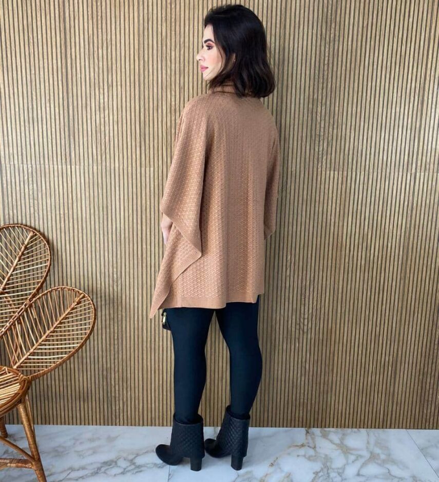 fernandaramosstore com br poncho femininino tricot manu bege 2