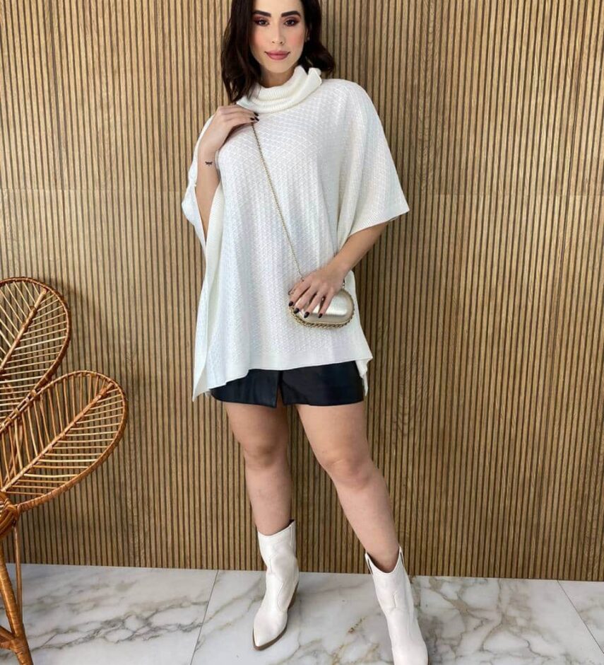 fernandaramosstore com br poncho femininino tricot manu branco 5