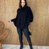 fernandaramosstore com br poncho feminino tricot ayla preto 5