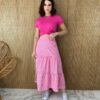 fernandaramosstore com br saia midi com camadas bia xadrez rosa 7