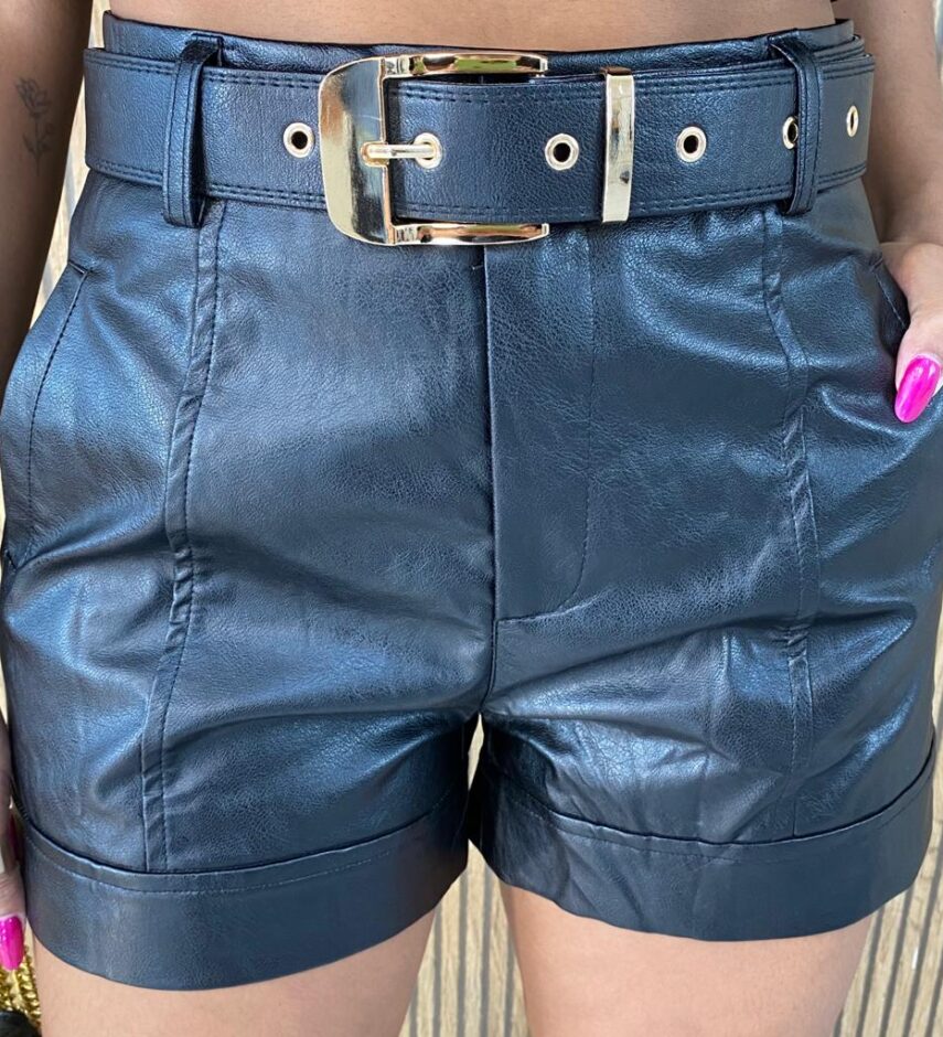 fernandaramosstore com br short feminino couro eco com cinto mari preto 3