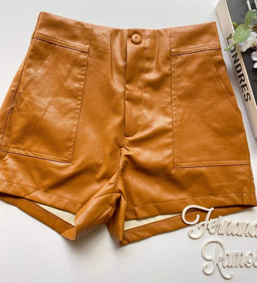 fernandaramosstore com br short feminino couro eco mari caramelo 1