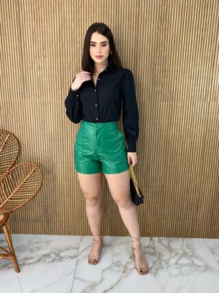 fernandaramosstore com br short feminino couro eco mari verde 1